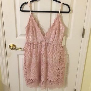pink Tobi lace dress